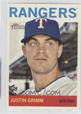 2013 Topps Heritage - High Number #H590 - Justin Grimm