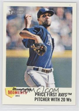 2013 Topps Heritage - Memorable Moments #MM-DP - David Price