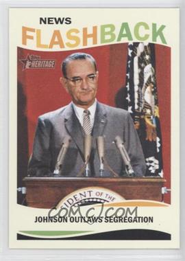 2013 Topps Heritage - News Flashback #NF-CRA - Lyndon B. Johnson