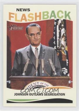 2013 Topps Heritage - News Flashback #NF-CRA - Lyndon B. Johnson