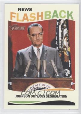 2013 Topps Heritage - News Flashback #NF-CRA - Lyndon B. Johnson