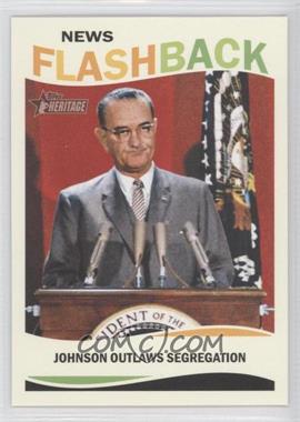 2013 Topps Heritage - News Flashback #NF-CRA - Lyndon B. Johnson