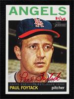 Paul Foytack #/64