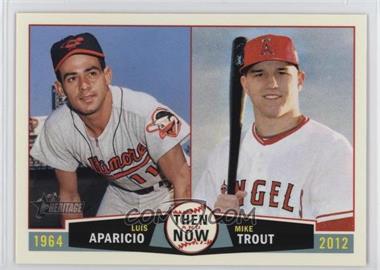 2013 Topps Heritage - Then and Now #TN-AT - Luis Aparicio, Mike Trout