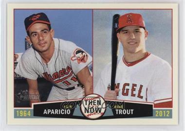 2013 Topps Heritage - Then and Now #TN-AT - Luis Aparicio, Mike Trout