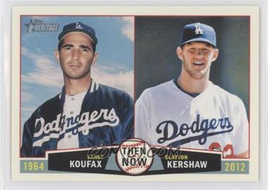 2013 Topps Heritage - Then and Now #TN-KK - Sandy Koufax, Clayton Kershaw