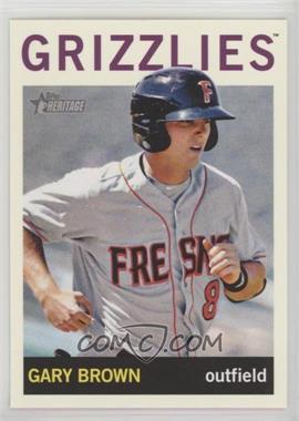 2013 Topps Heritage Minor League Edition - [Base] #22 - Gary Brown