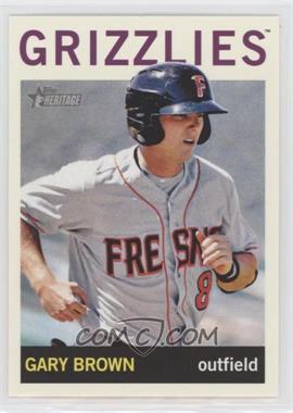 2013 Topps Heritage Minor League Edition - [Base] #22 - Gary Brown