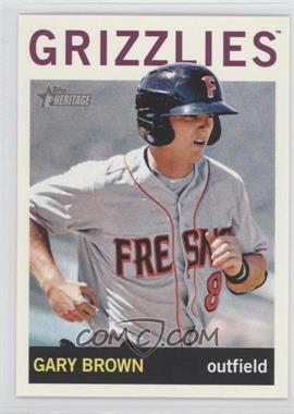 2013 Topps Heritage Minor League Edition - [Base] #22 - Gary Brown