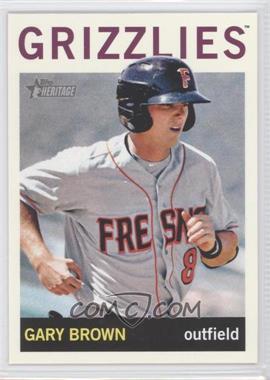 2013 Topps Heritage Minor League Edition - [Base] #22 - Gary Brown