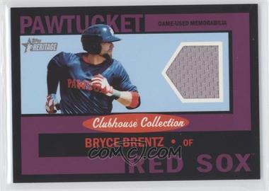 2013 Topps Heritage Minor League Edition - Clubhouse Collection Relics - Black #CCR-BB - Bryce Brentz /50