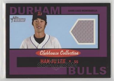2013 Topps Heritage Minor League Edition - Clubhouse Collection Relics - Black #CCR-HJL - Hak-Ju Lee /50