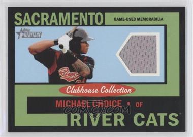 2013 Topps Heritage Minor League Edition - Clubhouse Collection Relics - Black #CCR-MC - Michael Choice /60