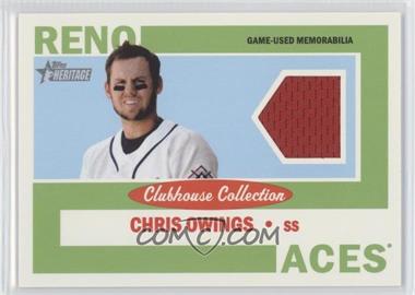 2013 Topps Heritage Minor League Edition - Clubhouse Collection Relics #CCR-CO - Chris Owings