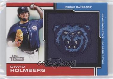 2013 Topps Heritage Minor League Edition - Manufactured Hat Logo Patch #MP-DHO - David Holmberg