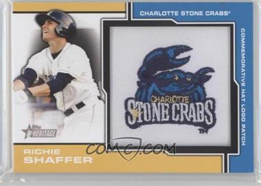 2013 Topps Heritage Minor League Edition - Manufactured Hat Logo Patch #MP-RSC - Richie Shaffer