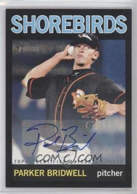 2013 Topps Heritage Minor League Edition - Real One Autographs - Black #ROA-PB - Parker Bridwell /50
