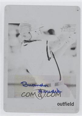 2013 Topps Heritage Minor League Edition - Real One Autographs - Printing Plate Black #ROA-BM - Brandon Meredith /1