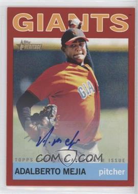 2013 Topps Heritage Minor League Edition - Real One Autographs - Red #ROA-AM - Adalberto Mejia /10
