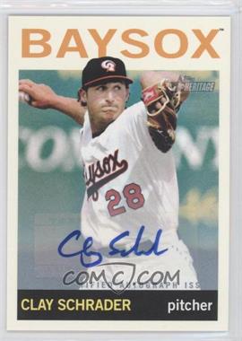 2013 Topps Heritage Minor League Edition - Real One Autographs #ROA-CS - Clay Schrader