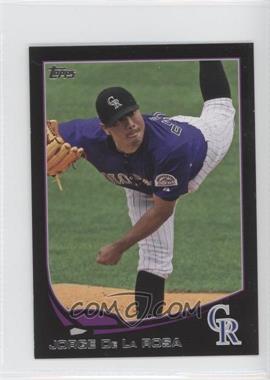 2013 Topps Mini - [Base] - Black #657 - Jorge de la Rosa /5