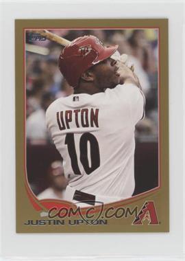 2013 Topps Mini - [Base] - Gold #110 - Justin Upton /62