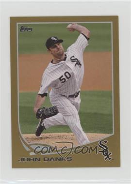 2013 Topps Mini - [Base] - Gold #150 - John Danks /62