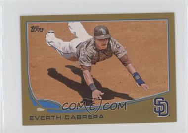 2013 Topps Mini - [Base] - Gold #412 - Everth Cabrera /62