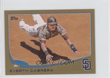 2013 Topps Mini - [Base] - Gold #412 - Everth Cabrera /62