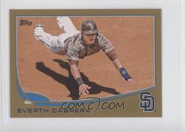 2013 Topps Mini - [Base] - Gold #412 - Everth Cabrera /62