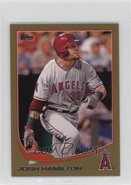 2013 Topps Mini - [Base] - Gold #639 - Josh Hamilton /62