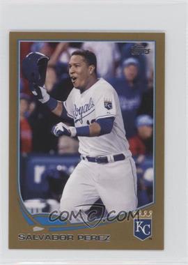 2013 Topps Mini - [Base] - Gold #655 - Salvador Perez /62