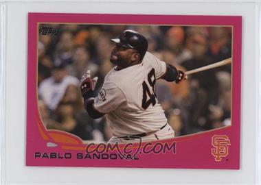 2013 Topps Mini - [Base] - Pink #456 - Pablo Sandoval /25