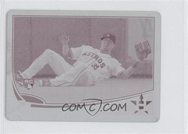 2013 Topps Mini - [Base] - Printing Plate Magenta #654 - Brandon Barnes /1