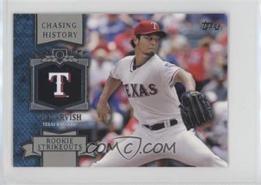 2013 Topps Mini - Chasing History #MCH-36 - Yu Darvish