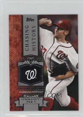 2013 Topps Mini - Chasing History #MCH-44 - Stephen Strasburg