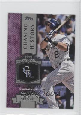 2013 Topps Mini - Chasing History #MCH-46 - Troy Tulowitzki