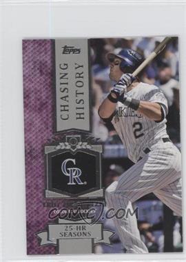 2013 Topps Mini - Chasing History #MCH-46 - Troy Tulowitzki