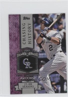 2013 Topps Mini - Chasing History #MCH-46 - Troy Tulowitzki