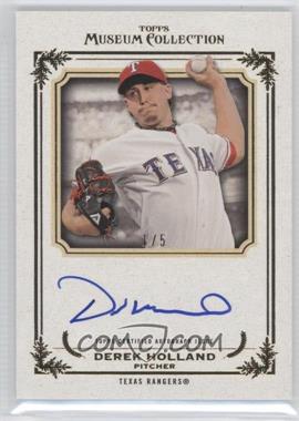 2013 Topps Museum Collection - Archival Autographs - Gold #AA-DH - Derek Holland /5