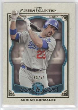 2013 Topps Museum Collection - [Base] - Asia Exclusive Turquoise #11 - Adrian Gonzalez /50