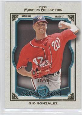 2013 Topps Museum Collection - [Base] - Asia Exclusive Turquoise #49 - Gio Gonzalez /50