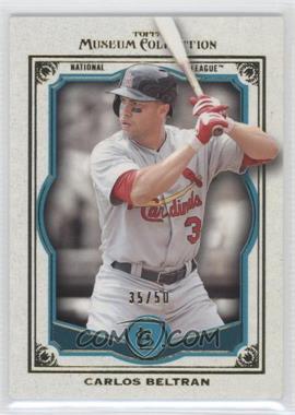 2013 Topps Museum Collection - [Base] - Asia Exclusive Turquoise #94 - Carlos Beltran /50