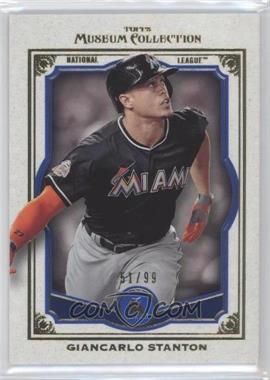 2013 Topps Museum Collection - [Base] - Blue #17 - Giancarlo Stanton /99