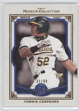 2013 Topps Museum Collection - [Base] - Blue #38 - Yoenis Cespedes /99