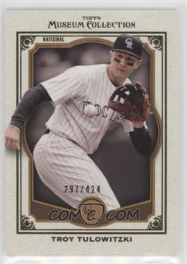 2013 Topps Museum Collection - [Base] - Copper #14 - Troy Tulowitzki /424