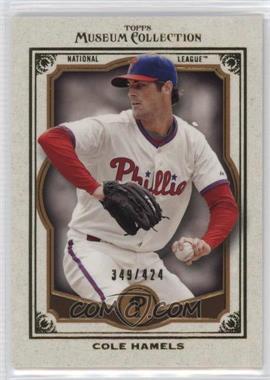 2013 Topps Museum Collection - [Base] - Copper #40 - Cole Hamels /424