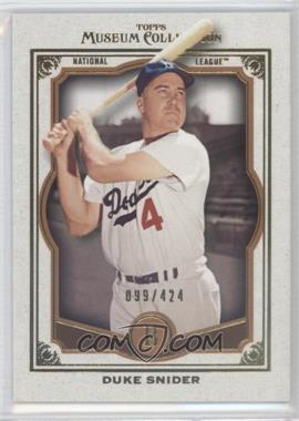 2013 Topps Museum Collection - [Base] - Copper #74 - Duke Snider /424