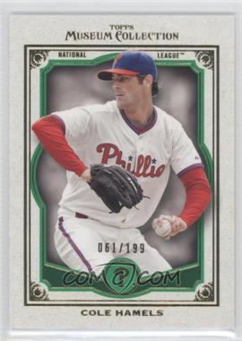 2013 Topps Museum Collection - [Base] - Green #40 - Cole Hamels /199