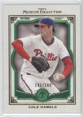 2013 Topps Museum Collection - [Base] - Green #40 - Cole Hamels /199